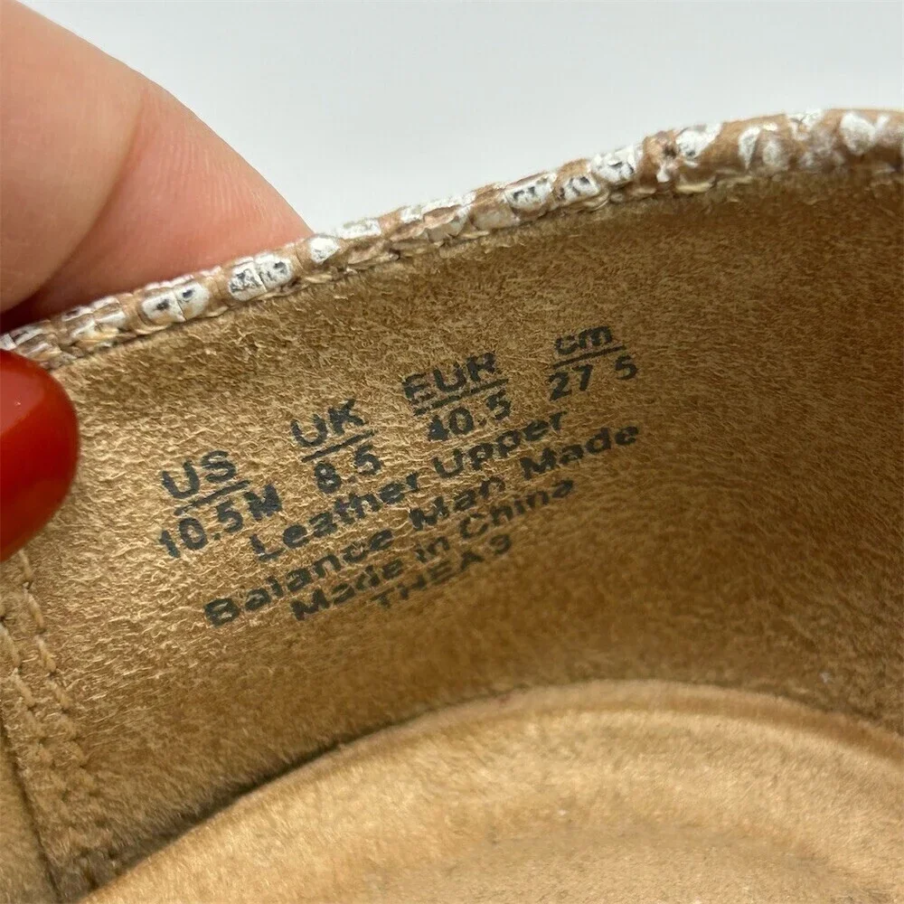 Naturalizer Loafers Womens 10.5M Gold Metallic Espadrille Slip-On Platform